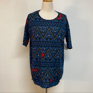 BNWT Lularoe Geometric Irma Tunic